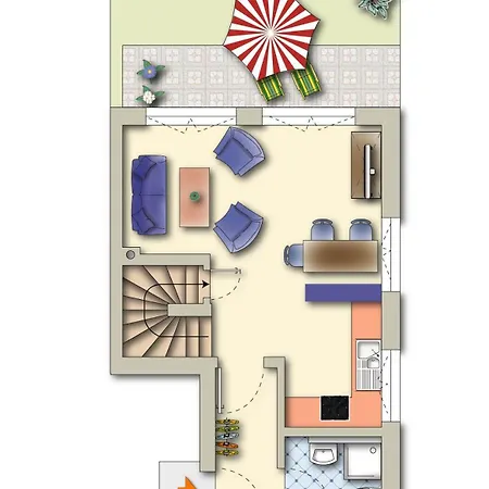 Casa de Férias Zum Koi Fischer *